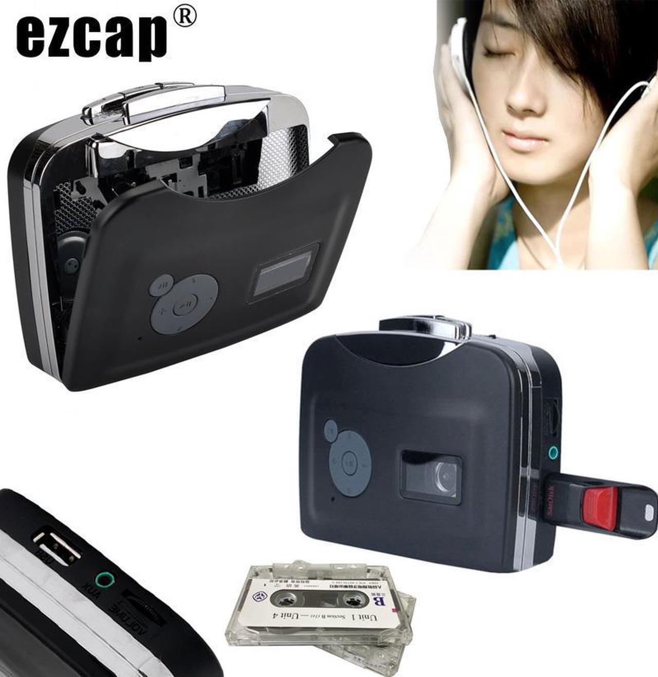 EZCAP Super Old Cassette to MP3 Converter Capture Audio Music Walkman Player Tape into USB Flash Drive/Flash Memory/pen drive