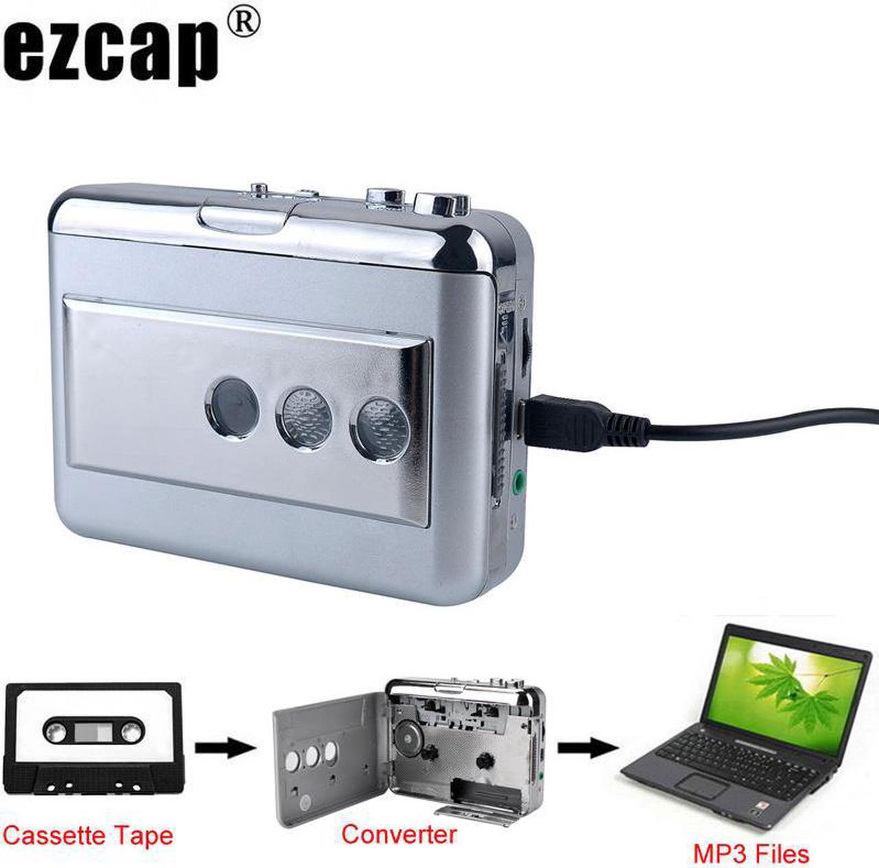 Cassette Radio Player USB Cassette Tape to MP3 Converter Capture Audio Music Player Tape Cassette Recorder