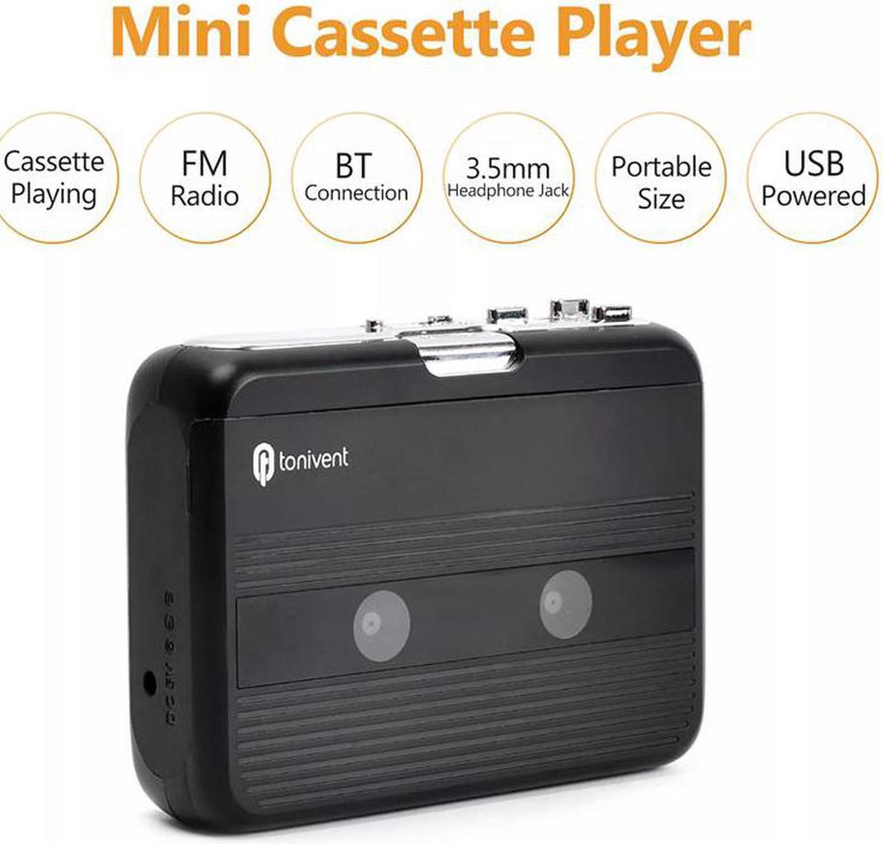 Main image of Portable Walkman Bluetooth-compatible Receiver and Transmitter Jack FM Radio Tape Player USB Cassette Player For Aux Adapter