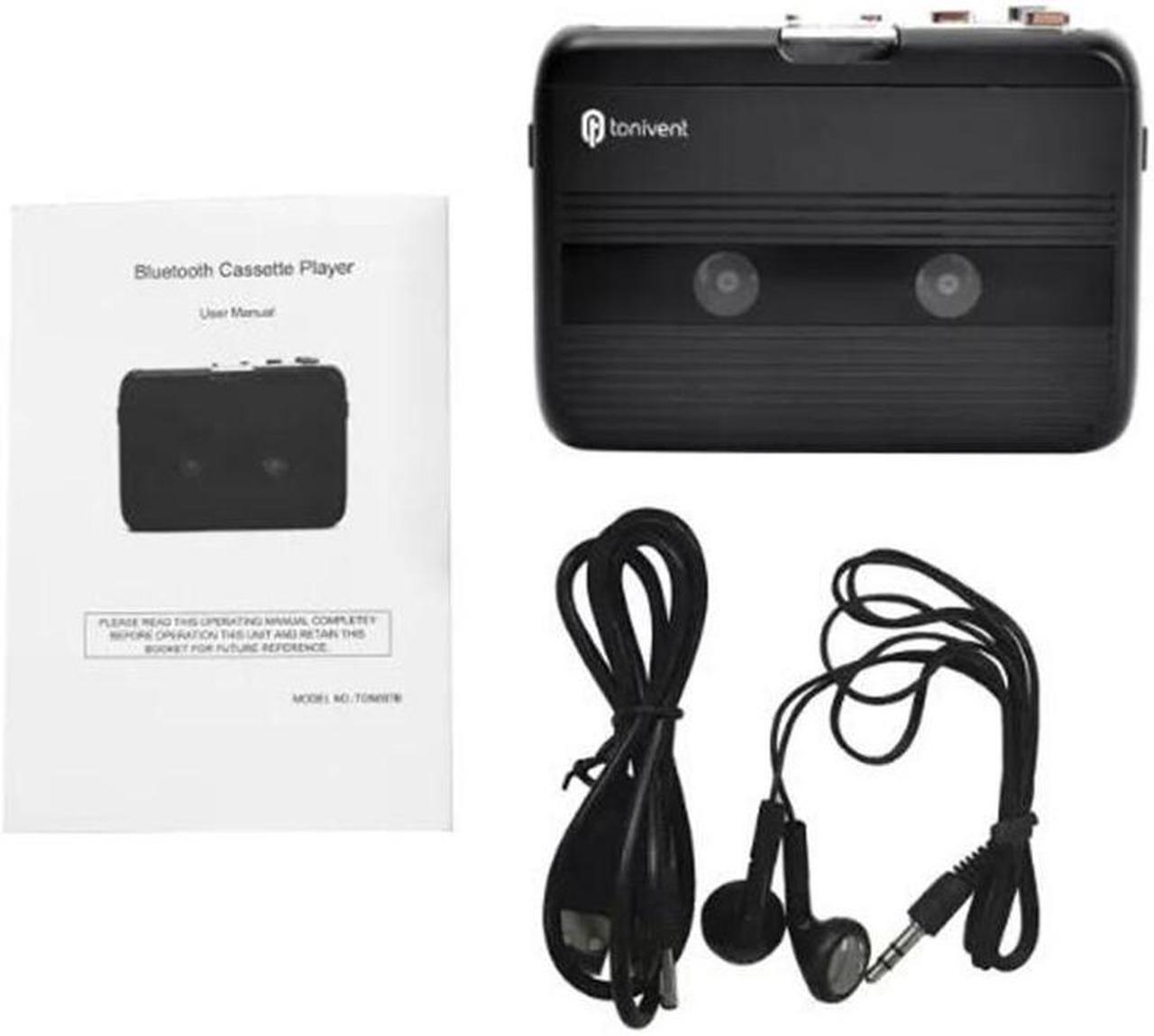Alt view image 5 of 5 - Portable Walkman Bluetooth-compatible Receiver and Transmitter Jack FM Radio Tape Player USB Cassette Player For Aux Adapter