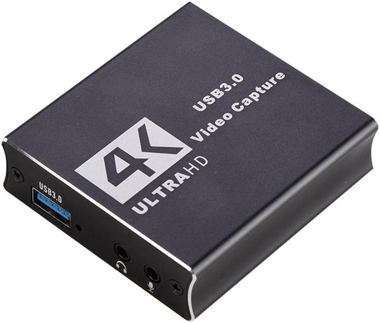 4K60HZ USB3.0 Video Capture Card USB3.0 Capture 4Kp60, HDMI-Compatible Loop-Out For Gaming/Live Stream/Video Conference