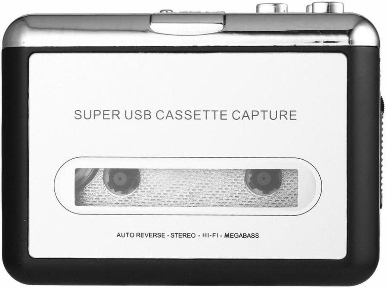 USB cassette capture Player,Tape to PC, Super Portable USB Cassette-to-MP3 Converter Capture