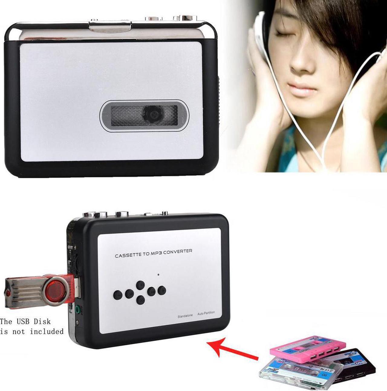 Original Ezcap Old Cassette tape to MP3 converter to USB Flash Drive U Disk ,Walkman Player, auto-reverse,work alone,NO Need PC