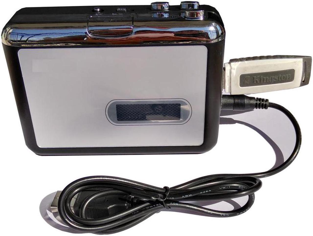 Old Tape Cassette Player Recorder, convert tape cassette to mp3 in USB Flash Disk, no pc required, Playback,