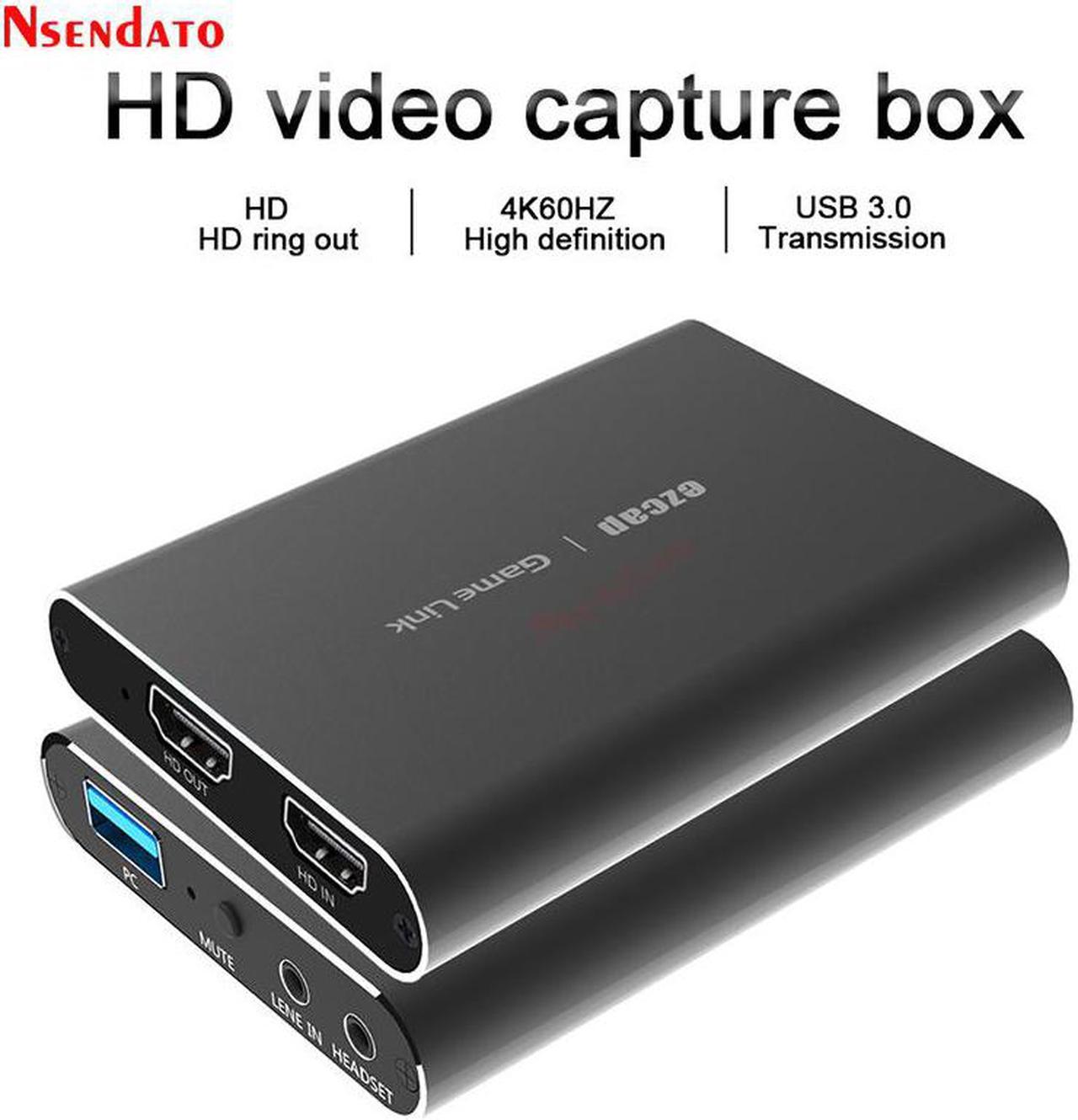 Ezcap 311P 4K USB HD Video Capture Card 1080P 60fps Recording HDMI-compatible USB3.0 Audio Video Capture Live Streaming Device