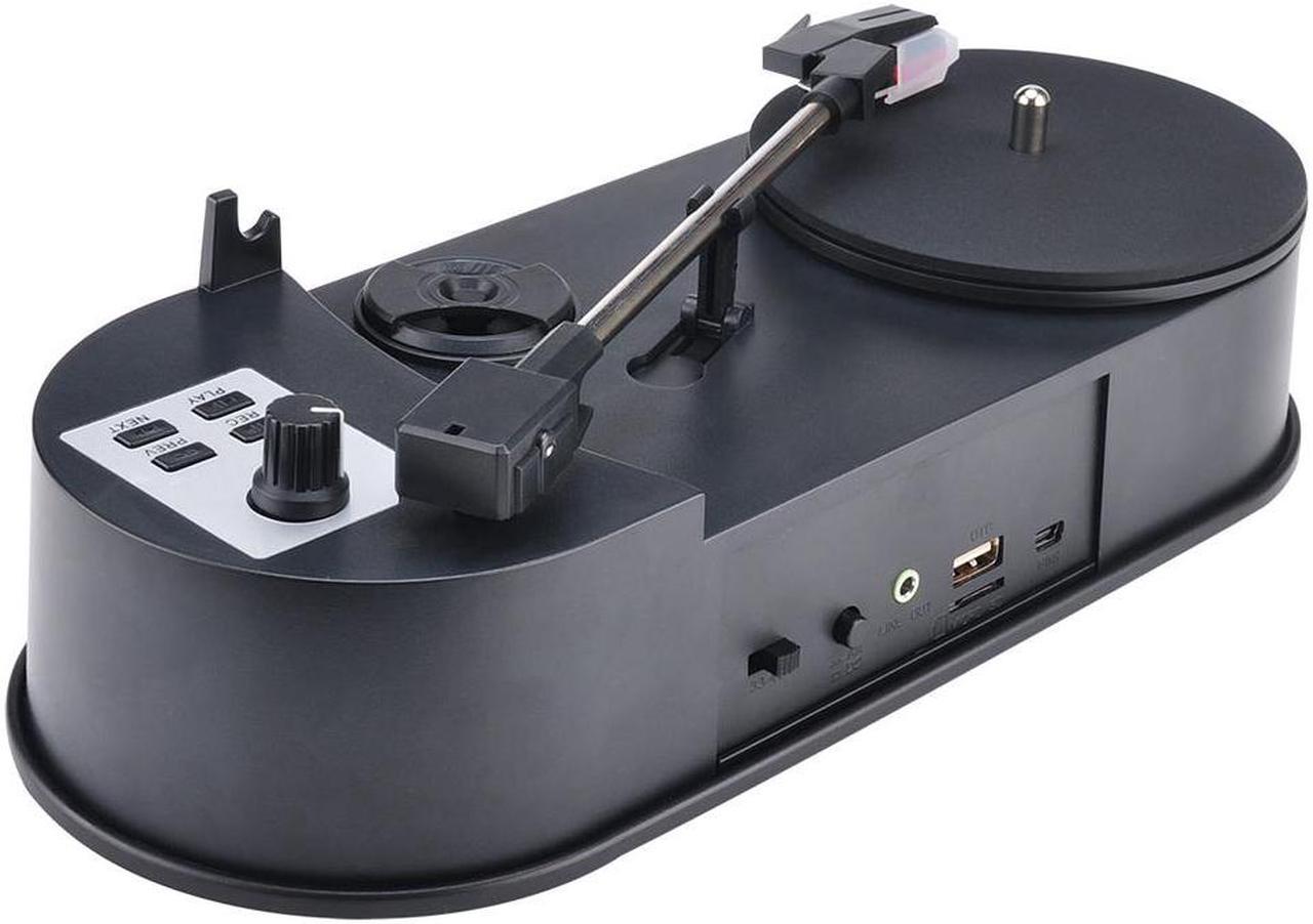 EzCAP613P Vinyl turntable Player converter recorder, convert Vinyl turntable to MP3 save in USB Flash disk directly, no pc need