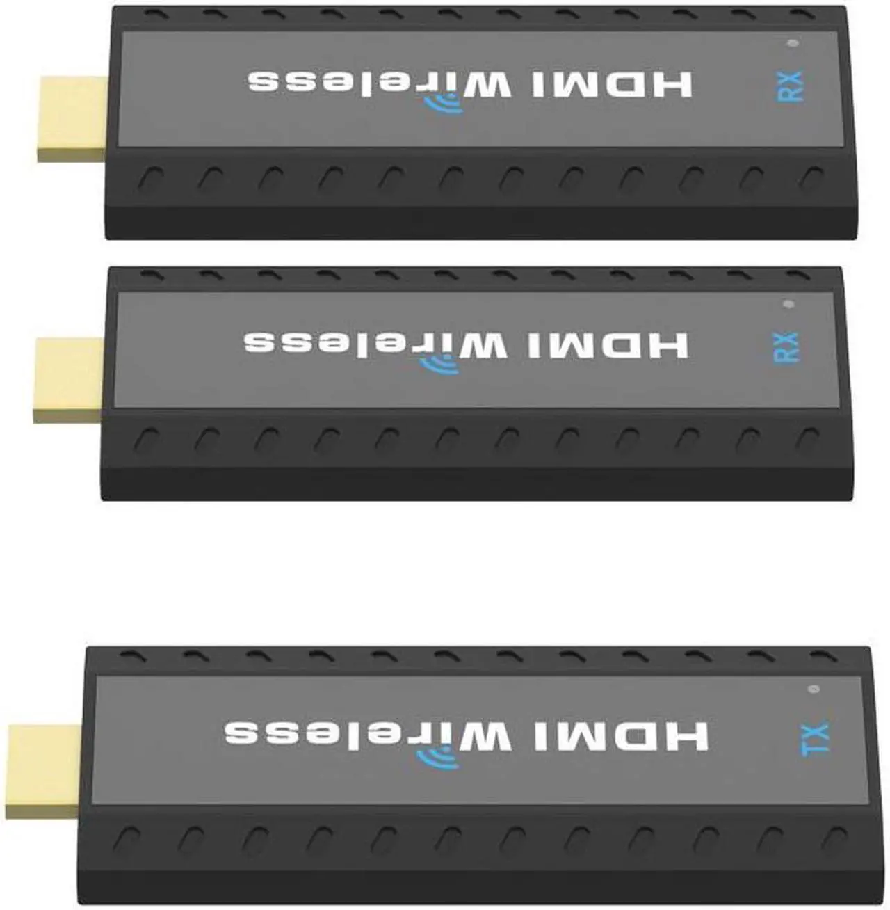 Main image of 98Ft / 30m Wireless HDMI Video Extender 1 Transmitter and 2 Receivers Splitter Converter Display Adapter Screen Share Switch for PS4 PC To TV Monitor Projector