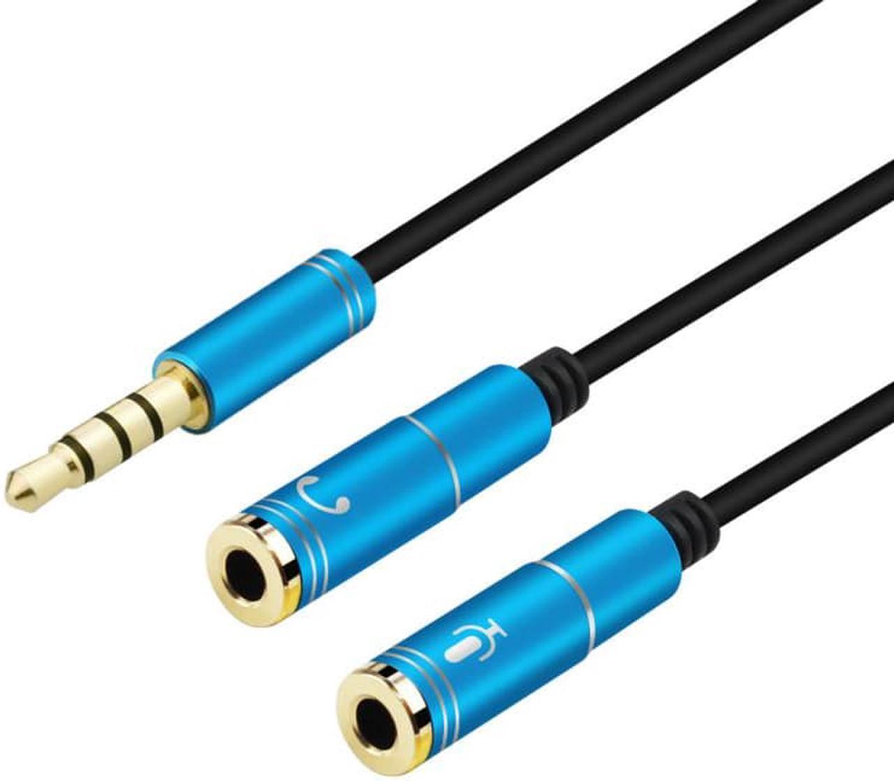 Main image of 1Pcs 3.5mm Audio Cable Headphone Audio Y Splitter Jack 2 Female to 1 Male Adapter Cable Audio Line Converter for iPhone Samsung MP3