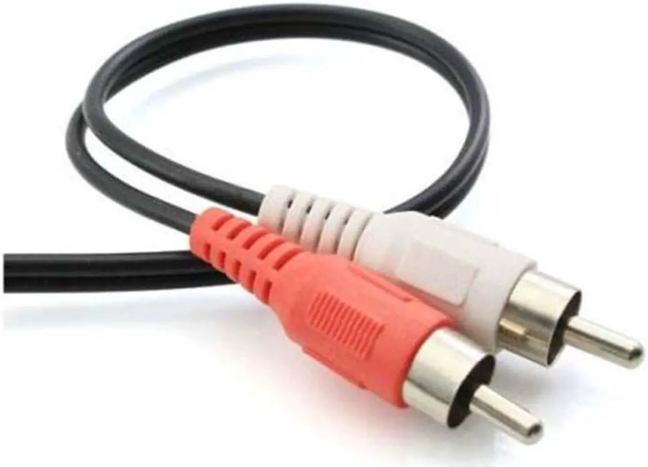 Alt view image 3 of 4 - 1Pcs 3.5mm RCA Cable Jack Splitter AV Audio Video Cable Female To Male 1 RCA To 2 RCA Jack Cord Adapter Video Wire Connector