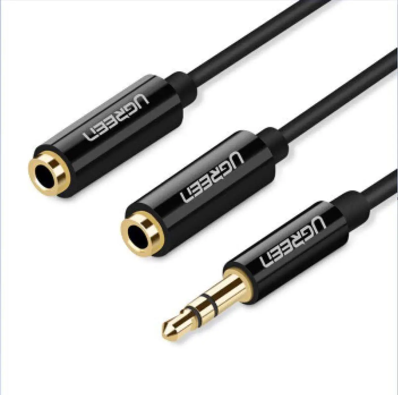 Main image of 1Pcs Ugreen Headphone Splitter Audio Cable 3.5mm Male to 2 Female Jack 3.5mm Splitter Adapter Aux Cable for MP3 Player