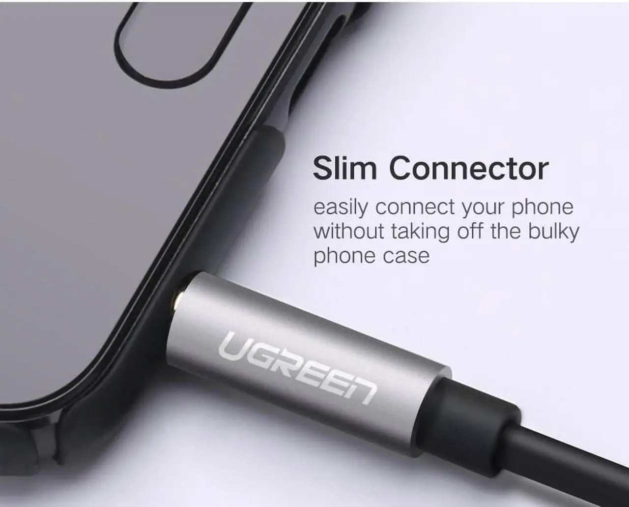 Alt view image 2 of 3 - 1Pcs Ugreen Headphone Splitter Audio Cable 3.5mm Male to 2 Female Jack 3.5mm Splitter Adapter Aux Cable for MP3 Player