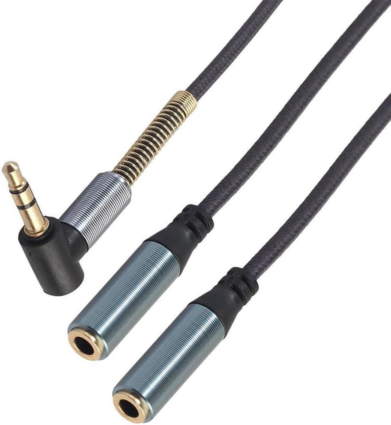 Alt view image 5 of 6 - 1Pcs 1 Male To 2 Female Audio Cable Splitter 3.5mm Audio Aux Cable Male To 2x Female Stereo Extension Headphone Splitter Cord