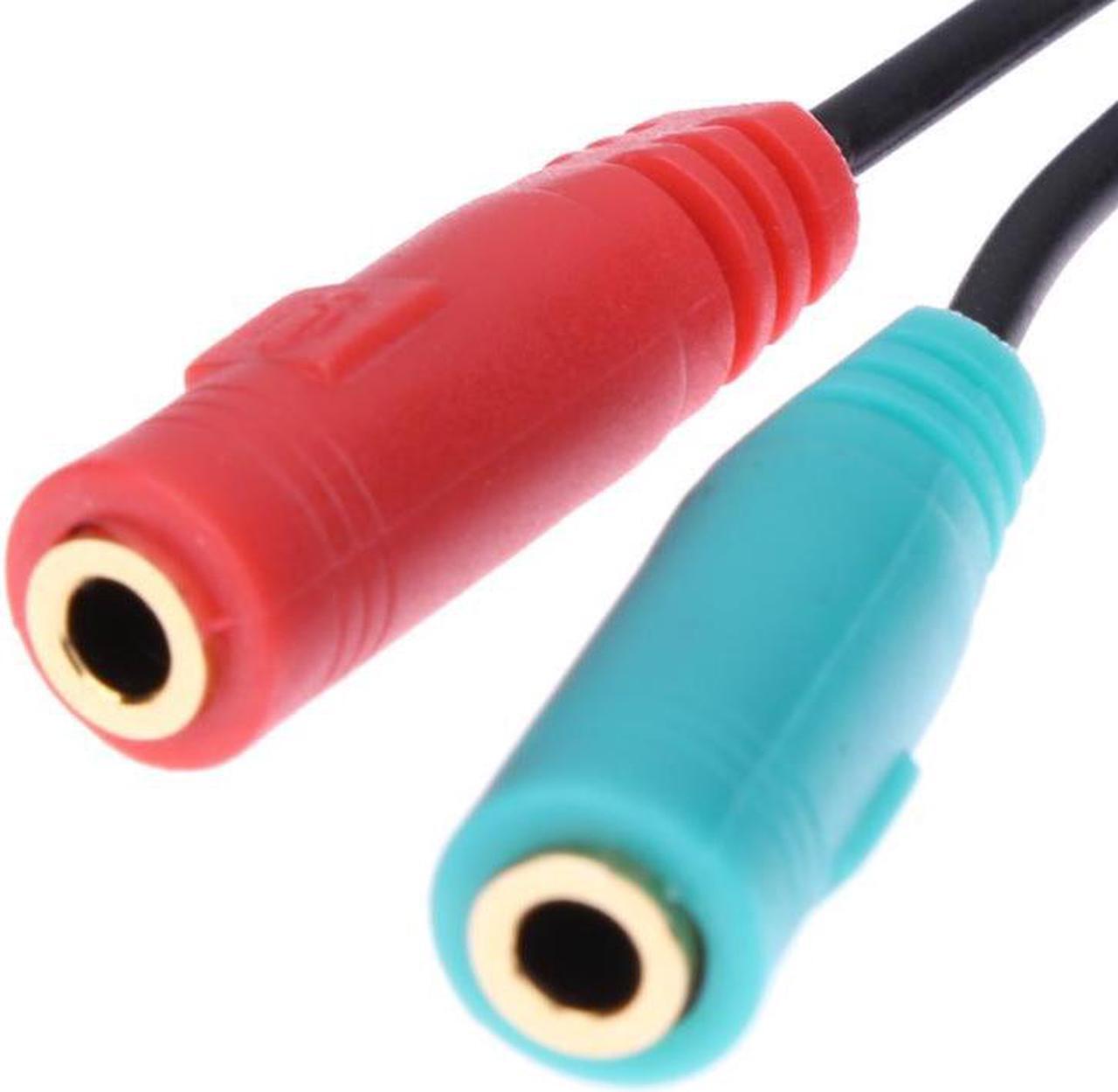 Alt view image 5 of 6 - 5pcs 2 In 1 Splitter 4 Pole 3.5mm Headphone Splitter Audio Cable 3.5mm Male To 2 Female Jack 3.5mm Splitter Adapter Aux Cable