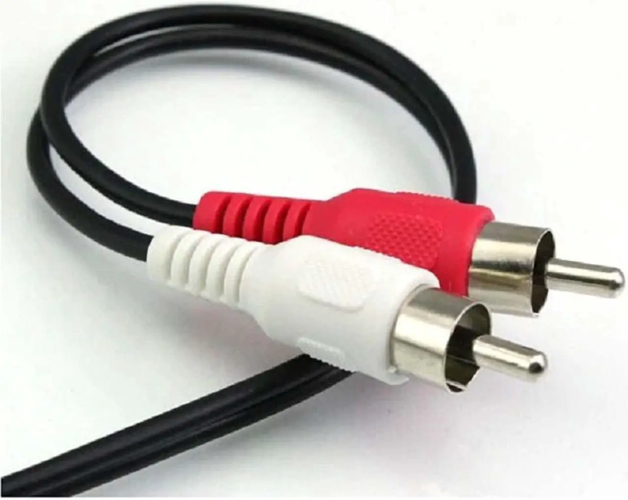 Alt view image 2 of 4 - 1Pcs 3.5mm RCA Cable Jack Splitter AV Audio Video Cable Female To Male 1 RCA To 2 RCA Jack Cord Adapter Video Wire Connector