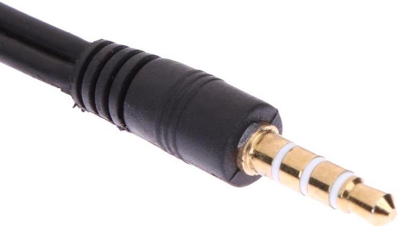 Alt view image 6 of 6 - 5pcs 2 In 1 Splitter 4 Pole 3.5mm Headphone Splitter Audio Cable 3.5mm Male To 2 Female Jack 3.5mm Splitter Adapter Aux Cable