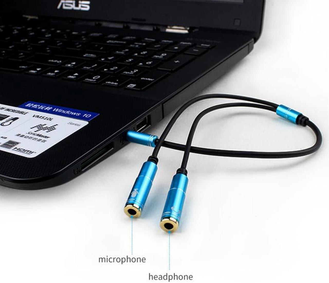 Alt view image 6 of 6 - 1Pcs 3.5mm Audio Cable Headphone Audio Y Splitter Jack 2 Female to 1 Male Adapter Cable Audio Line Converter for iPhone Samsung MP3