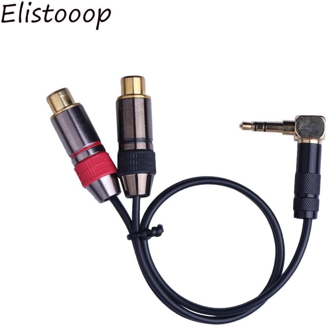 1Pcs 3.5mm Audio to RCA Extension Cable 1/8inch TRS Stereo Male to 2 RCA Female Stereo Audio Extension Splitter Adapter Cable Wire