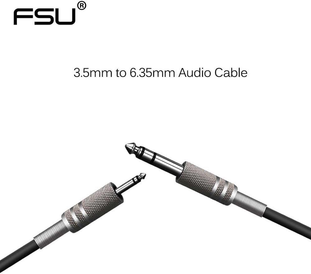 1Pcs Jack 3.5mm to 6.35mm Adapter Audio Cable for Mixer Amplifier Speaker 6.5mm Jack Male Splitter Audio Cable