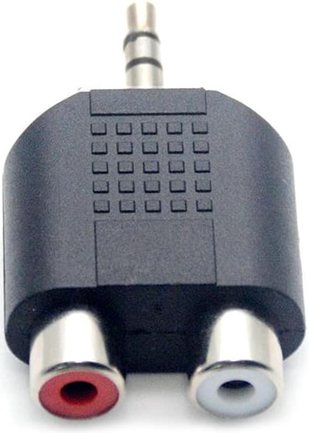 Alt view image 2 of 4 - 2 pcs/lot 3.5mm Jack Stereo Male To 2 RCA Plug Female Adapter M/F Y Splitter RCA Audio Adapter Connector 3.5mm Audio Cable