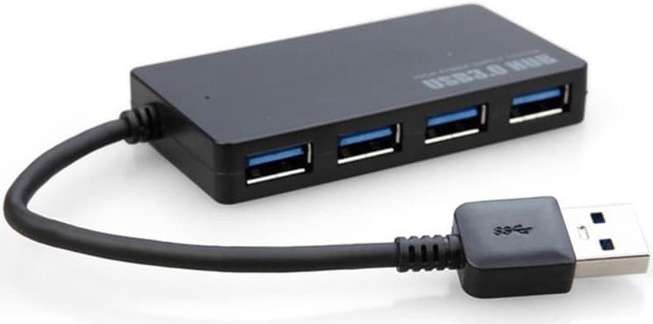 1Pcs USB 3.0 Hub 4 Port High Speed Slim Compact Expansion Splitter