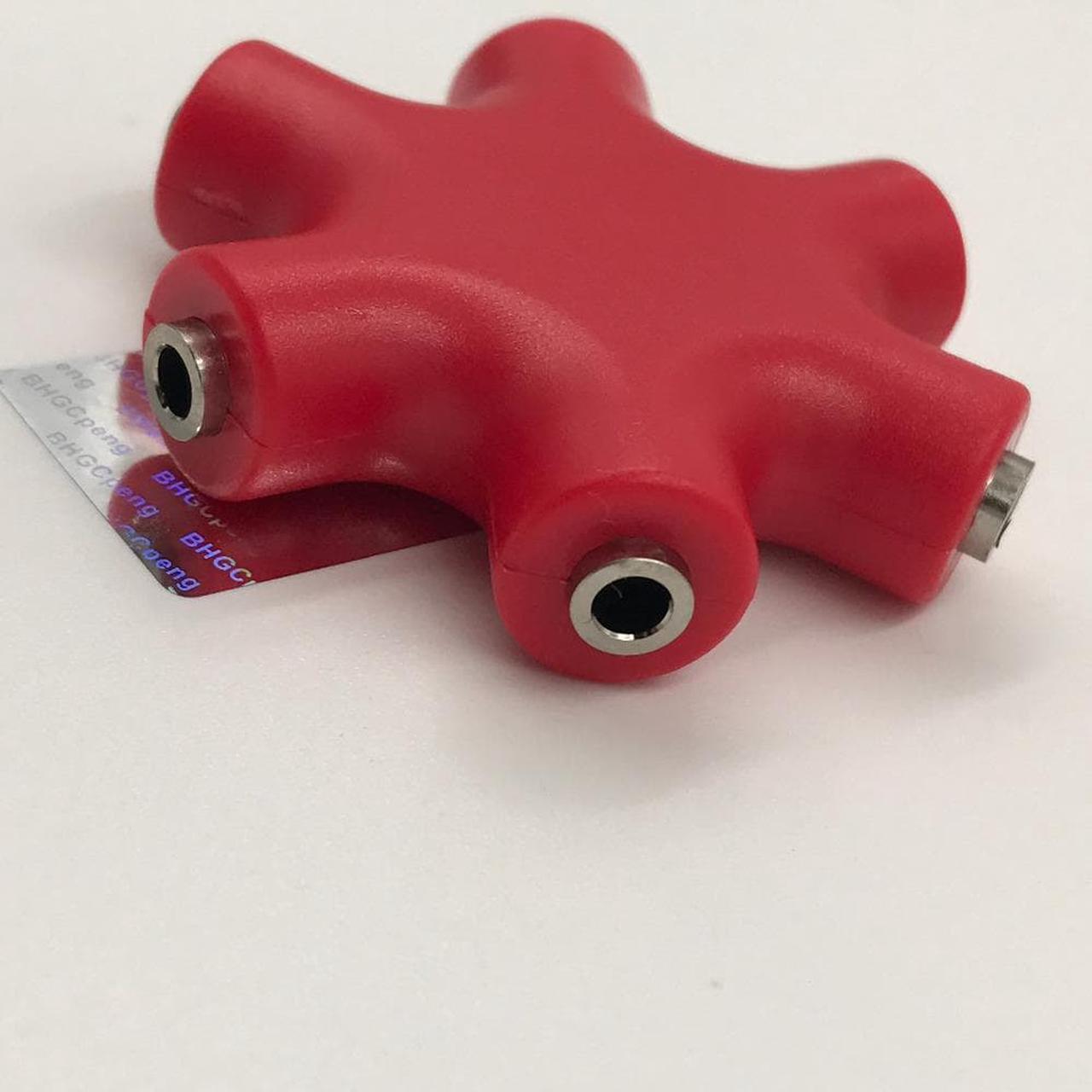Alt view image 3 of 6 - 1Pcs 3.5mm to Multi 3.5mm Splitter 6 Ports Eaphone Adapter Music Share For Phone Tablet 1Pcs