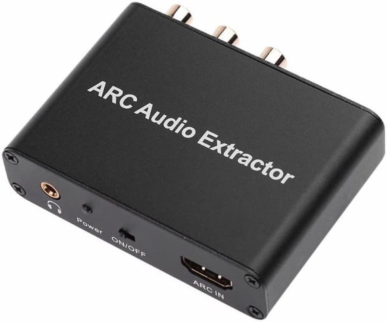 1Pcs HDMI ARC Audio Extractor Converter Adapter Splitter for Optical Fiber Coaxial RCA 3.5mm Headset TV Audio Extractor