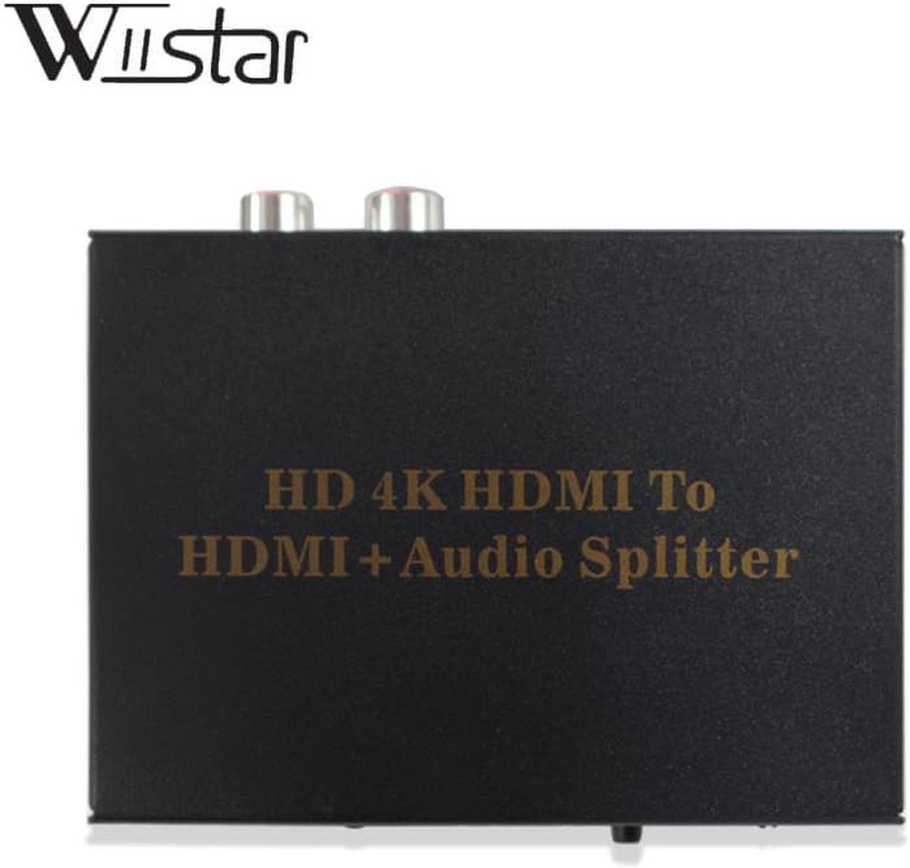 1Pcs 4K HDMI audio extractor splitter HDMI ARC adapter HDMI to SPDIF 5.1 Channel+L/R with ARC functions 4K*2K for DVD HDTV