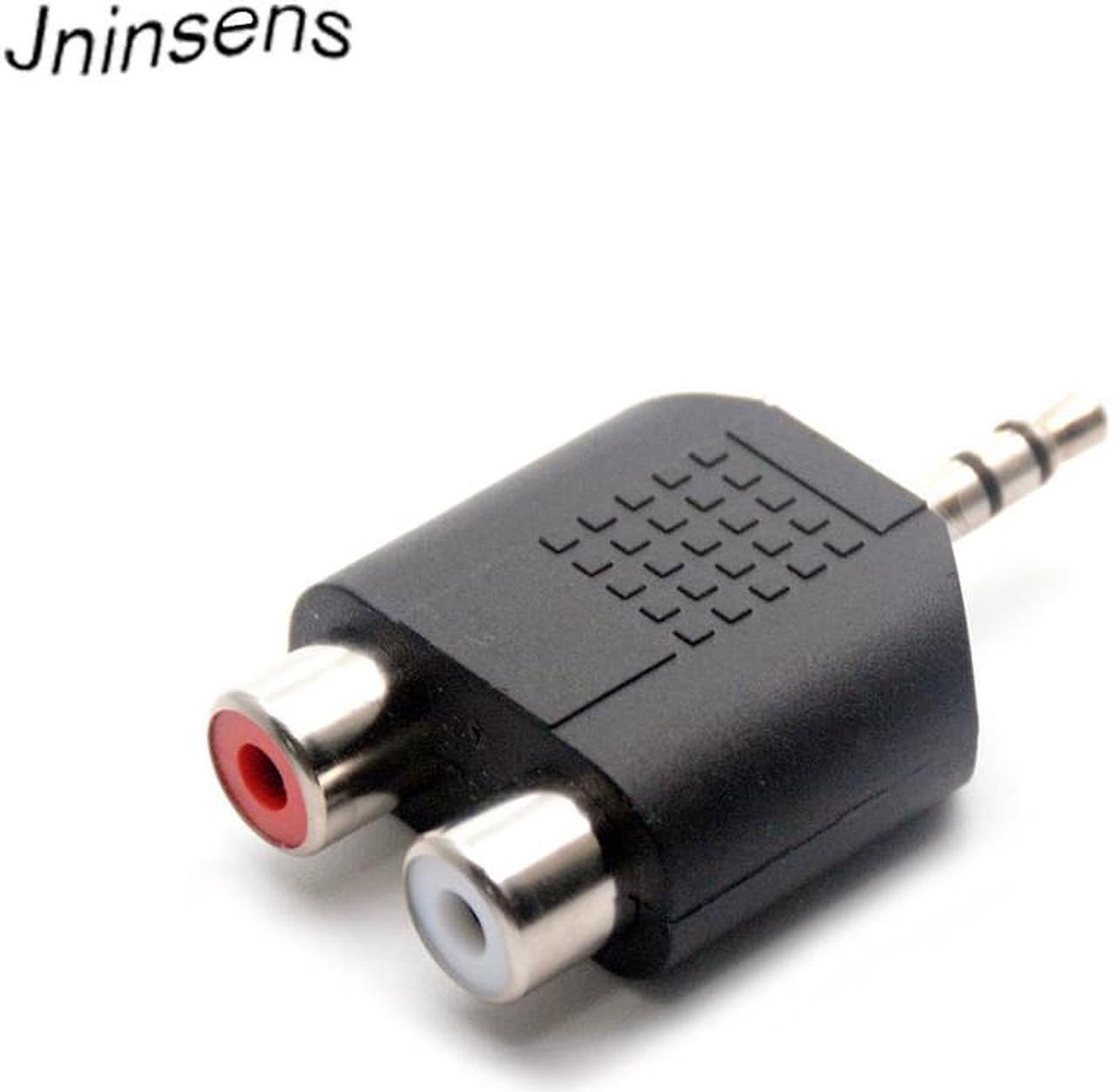 Main image of 2 pcs/lot 3.5mm Jack Stereo Male To 2 RCA Plug Female Adapter M/F Y Splitter RCA Audio Adapter Connector 3.5mm Audio Cable