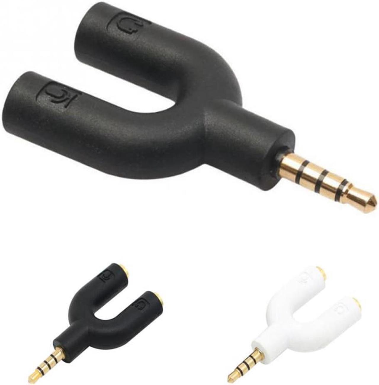 Alt view image 5 of 6 - 1Pcs 3.5mm Split Into 2 Audio Earbud Headset Headphone Earphone Adapter for Android Mobile Smart Phone
