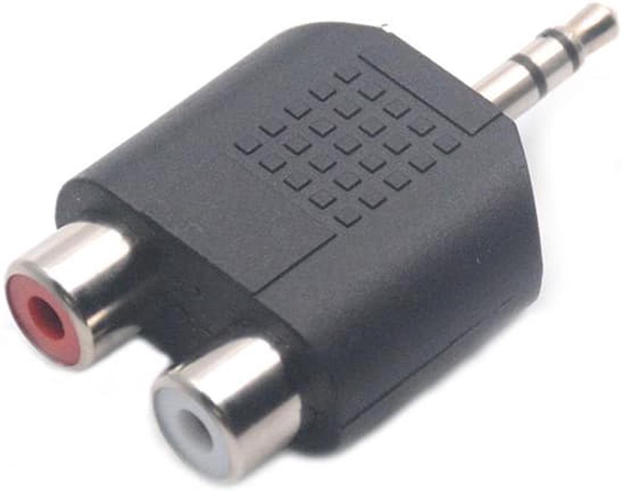 Alt view image 3 of 4 - 2 pcs/lot 3.5mm Jack Stereo Male To 2 RCA Plug Female Adapter M/F Y Splitter RCA Audio Adapter Connector 3.5mm Audio Cable
