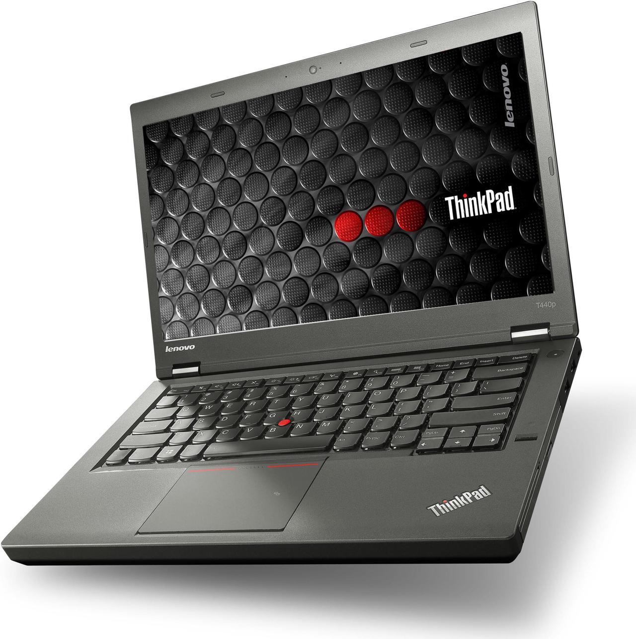 Lenovo Lenovo T440P Laptop Computer, 2.60 GHz Intel i5 Dual Core Gen 4, 8GB DDR3 RAM, 256GB SSD Hard Drive, Windows 10 Professional 64 Bit, 14" Screen