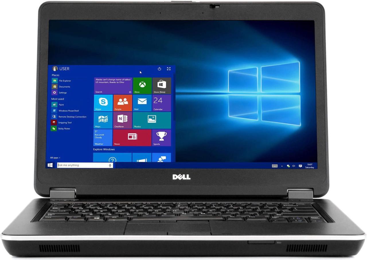 Dell Latitude E6440 Laptop Computer, 2.60 GHz Intel i5 Dual Core Gen 4, 4GB DDR3 RAM, 500GB SATA Hard Drive, Windows 10 Home 64 Bit, 14" Screen (Grade B)