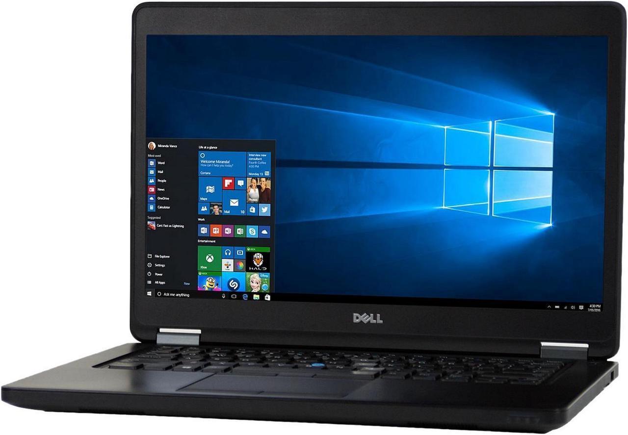 Dell Latitude E5450 Laptop Computer, 2.90 GHz Intel i5 Dual Core Gen 5, 4GB DDR3 RAM, 500GB SATA Hard Drive, Windows 10 Home 64 Bit, 14" Screen (Grade B)