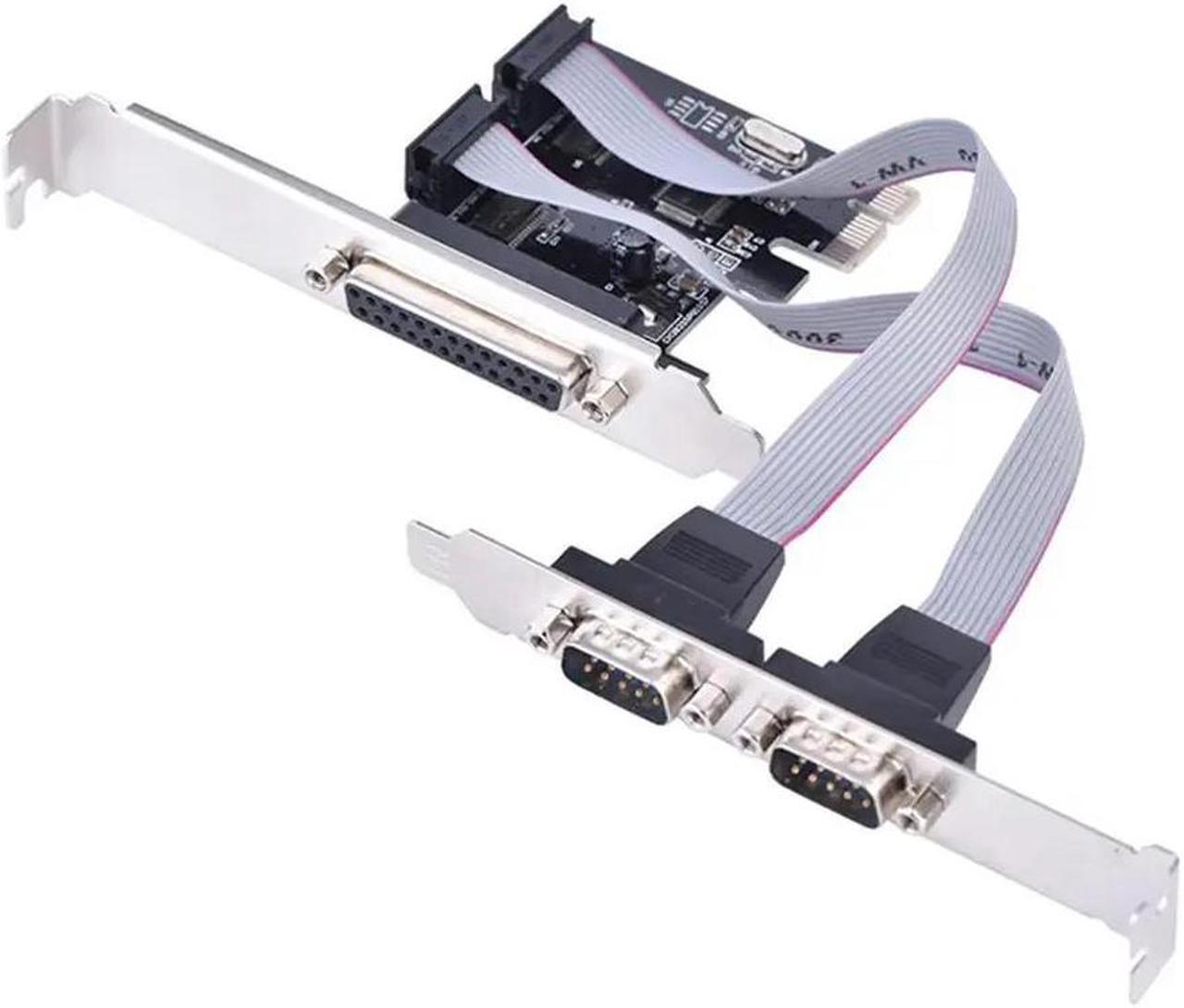 Alt view image 2 of 6 - PCI-E to 2 Serial Ports 9 Pins COM Interface IPC Expansion Card Port Adapter Card