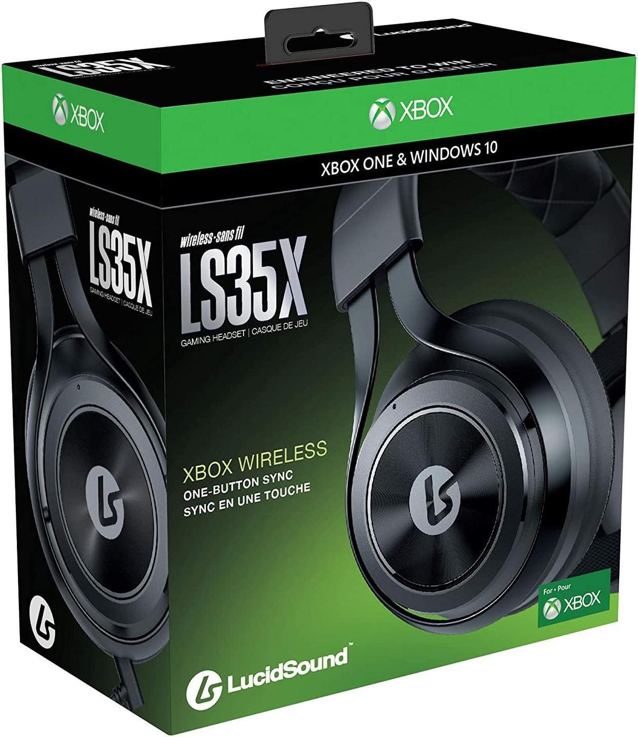 Alt view image 11 of 20 - LucidSound LS35X Wireless Surround Sound Gaming Headset - Officially Licensed for Xbox One - Works Wired with PS4, PC, Nintendo Switch, Mac, iOS and Android