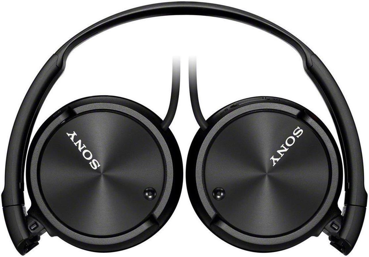 Alt view image 3 of 8 - Sony ZX Series MDR-ZX110NC Basic Noise Cancelling On-the-Head Dynamic Headphones - Black