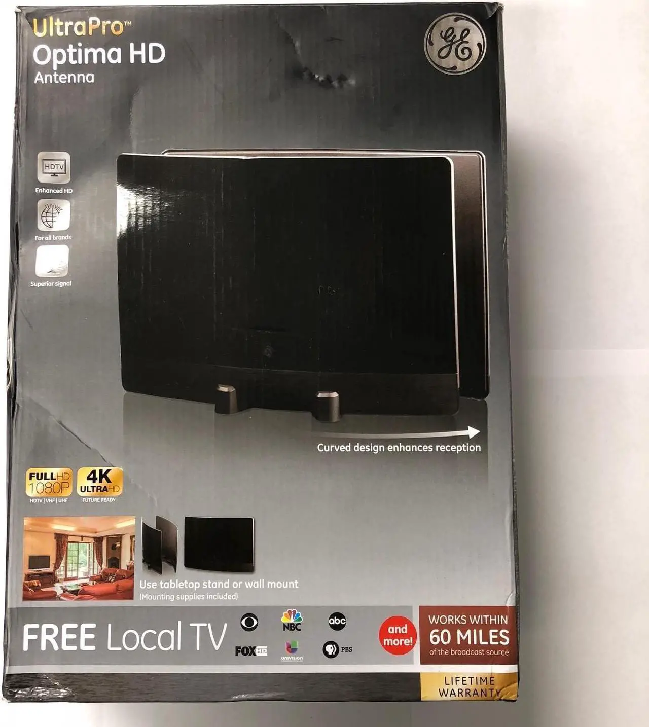Alt view image 4 of 12 - GE 34137 Ultrapro Optima Hd Passive Antenna