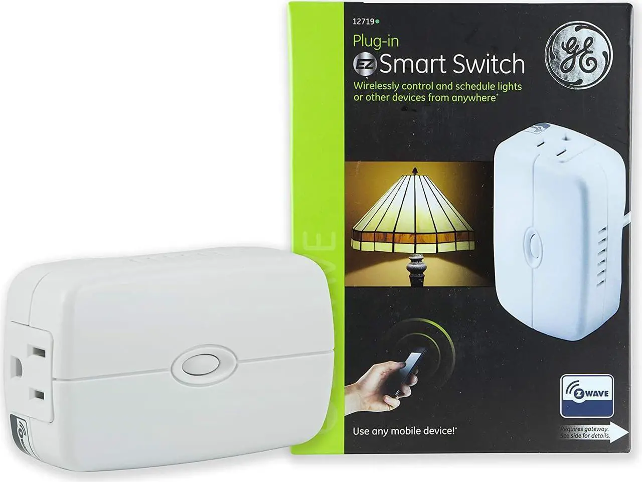 Alt view image 7 of 11 - GE Z-Wave White Indoor On/Off Plug-In Module (12719 )