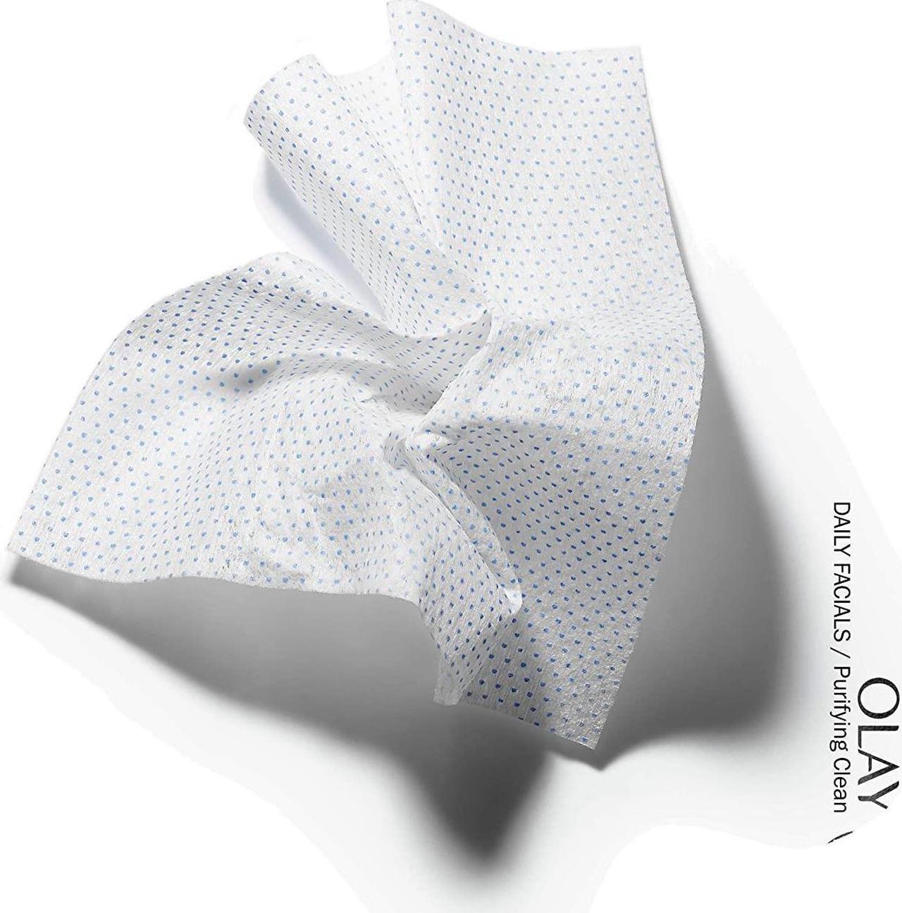 Alt view image 3 of 7 - olay daily facial cleansing cloths for a deeply purifying clean, makeup remover, 33 count pack of 3