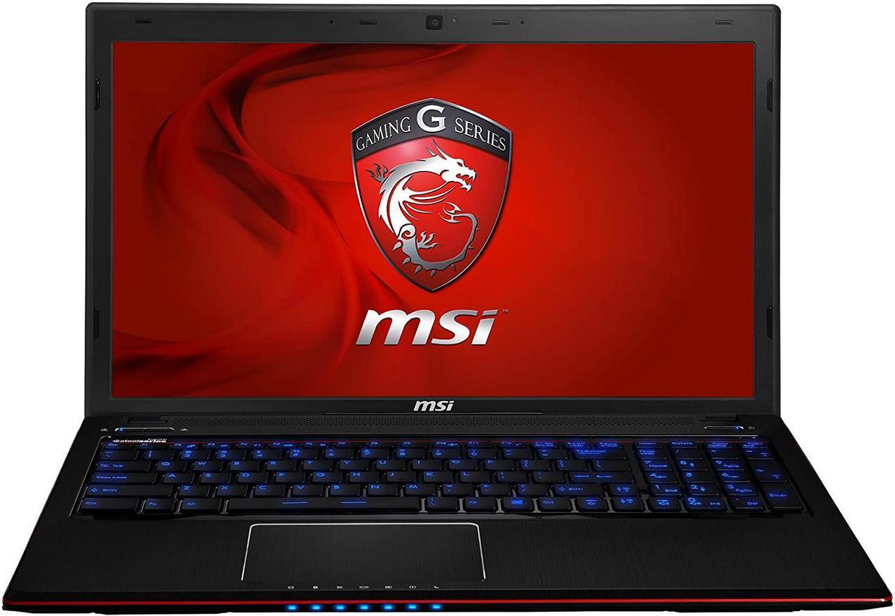 Main image of MSI GE60 20E 15.6" FHD Gaming Laptop ( Intel Core i7-4700MQ 2.4Ghz, 16GB Ram, 256GB  SSD + 750GB Hard Drive, Nvidia GeForce GTX 765M 2GB Graphics, Windows 10 Home ) Grade A