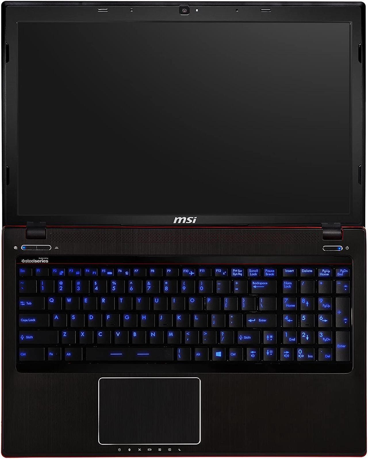 Alt view image 3 of 7 - MSI GE60 20E 15.6" FHD Gaming Laptop ( Intel Core i7-4700MQ 2.4Ghz, 16GB Ram, 256GB  SSD + 750GB Hard Drive, Nvidia GeForce GTX 765M 2GB Graphics, Windows 10 Home ) Grade A