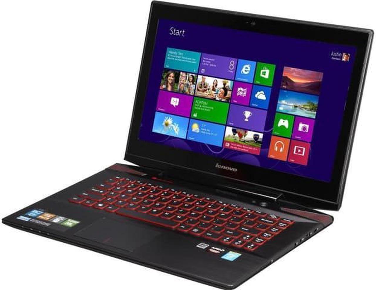 Alt view image 2 of 7 - Lenovo Y40-80 14" FHD Gaming Laptop ( Intel Core i7-5500U 2.40Ghz, 8GB Ram, 500GB SSD, AMD Radeon R9 M275X 2GB, Win 10 Home ) Grade A