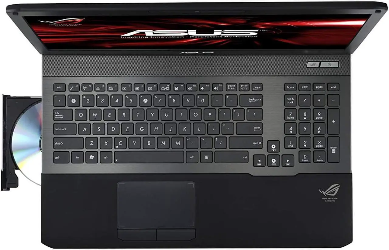 Alt view image 3 of 7 - Asus Rog G75VW 17.3" FHD Gaming Laptop ( Intel Core i7-3630QM 2.40Ghz Processor, 12GB Ram Memory, 500GB Hard Drive,  Nvidia GeForce GTX 660M 2GB Graphics, Windows 10 Home ) Blu-ray, Grade A