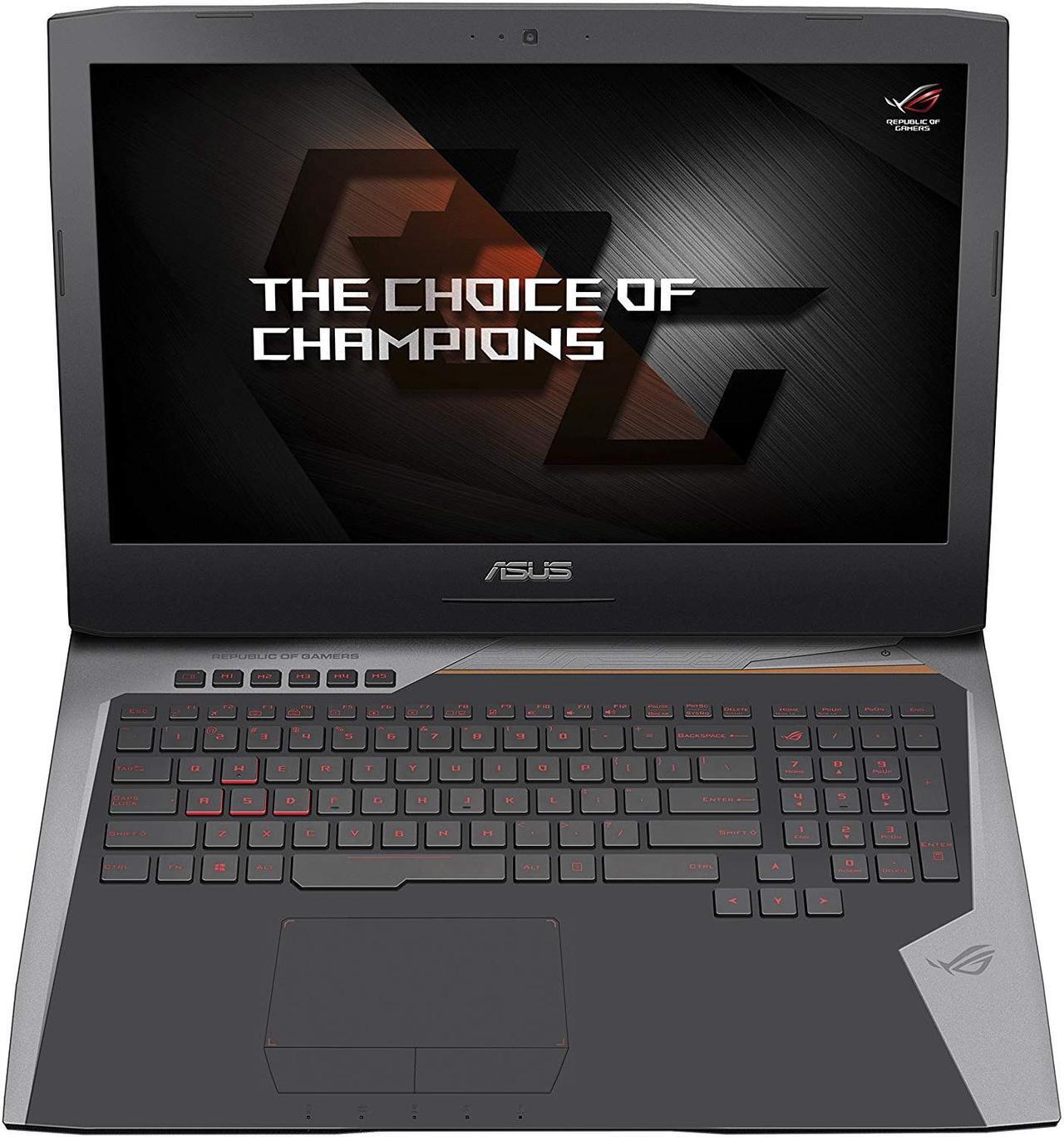 Main image of Asus Rog G752VL 17.3" FHD Gaming Laptop ( Intel Core i7-6700HQ 2.60Ghz, 24GB Ram, 512GB SSD, Nvidia GeForce GTX 965M 2GB Graphics, Windows 10 Pro ) Grade A