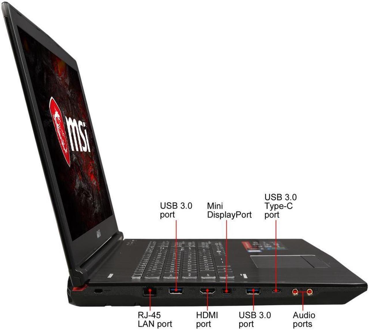 Alt view image 3 of 7 - MSI GE72VR 7RF Apache Pro FHD 17.3" Gaming Laptop ( Intel Core i7-7700HQ 2.80Ghz, 16GB Ram Memory, 128GB SSD + 1TB Hard Drive, Nvidia GeForce GTX 1060 3GB Graphics, Win 10 Home ) Grade A