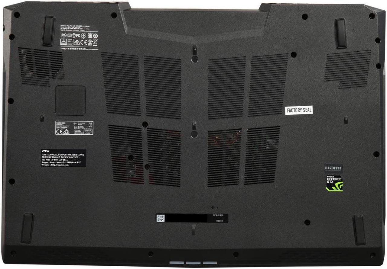 Alt view image 7 of 7 - MSI GE72VR 7RF Apache Pro FHD 17.3" Gaming Laptop ( Intel Core i7-7700HQ 2.80Ghz, 16GB Ram Memory, 128GB SSD + 1TB Hard Drive, Nvidia GeForce GTX 1060 3GB Graphics, Win 10 Home ) Grade A