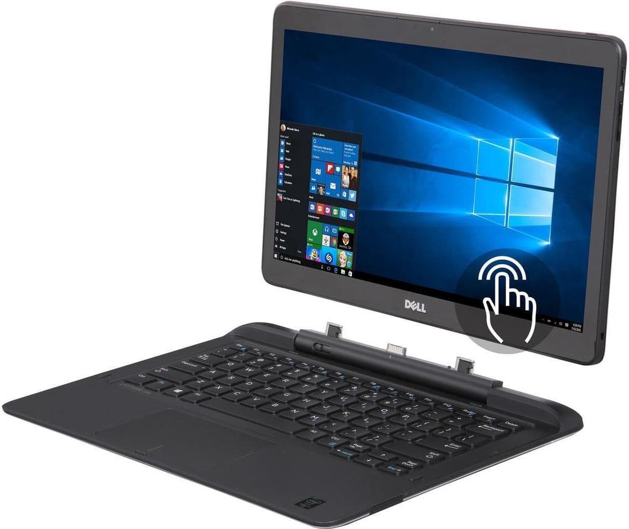 Main image of Dell Latitude 7350 13.3" FHD IPS Touch-Screen Laptop 2-in-1 Tablet Ultrabook, Intel Core M5Y71 up to 2.9GHz, 4GB Ram, 128GB SSD, Dual Webcam, Backlit Keyboard, 802.11AC, Bluetooth, Win 10 Pro