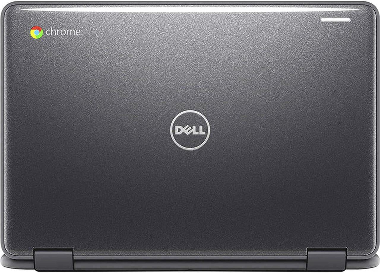 Alt view image 7 of 7 - Dell 3189 Convertible Chromebook 11.6" HD IPS Touchscreen, Intel Celeron N3060 Up to 2.48GHz, 4GB Ram 16GB SSD, HDMI, WiFi, Webcam, Chrome OS Grade B