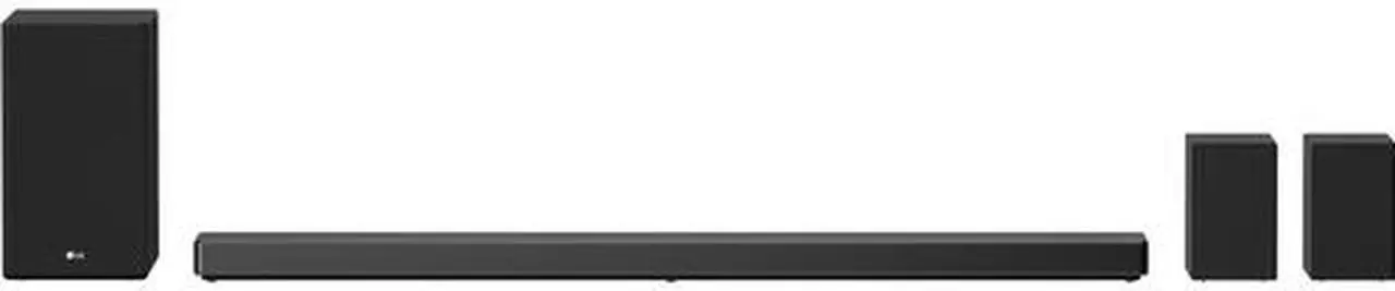 Main image of LG SN11RG 7.1.4 ch High Res Audio Sound Bar with Dolby Atmos, Surround Speakers and Google Assistant Built-in, Black