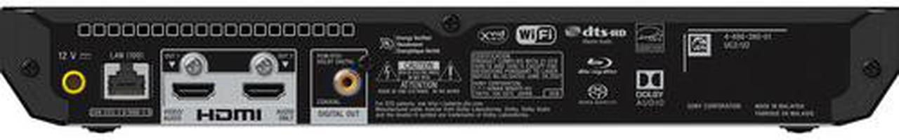 Alt view image 4 of 20 - Sony 4K Ultra HD Blu-Ray Player With HDMI Cable - UBPX700/M